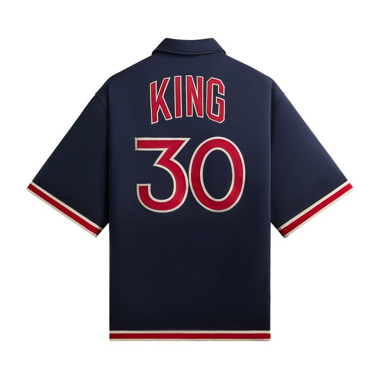 Kith For The New York Knicks Bernard King Woodpoint Shirt 'Nocturnal'
