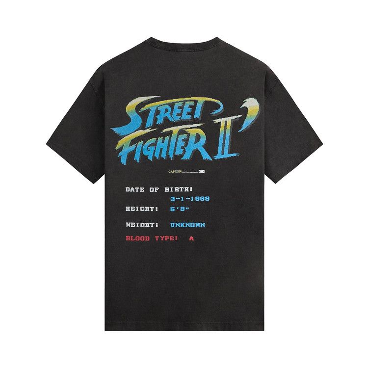 Kith x Capcom Chun Li Champion Edition Vintage Tee 'Black'