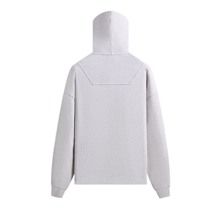 Kith Rib Neck Cropped Camden Hoodie 'Light Heather Grey'