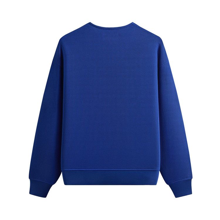 Kith Micro Waffle Long Sleeve Colby Pullover 'Current'