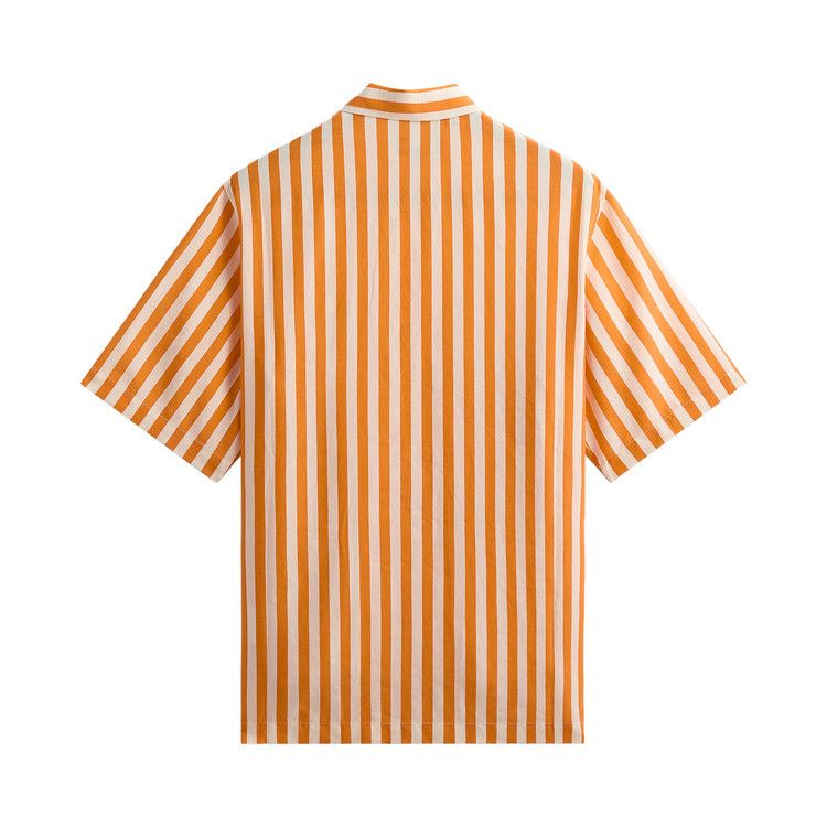Kith Striped Thompson Camp Collar Shirt 'Tiger'