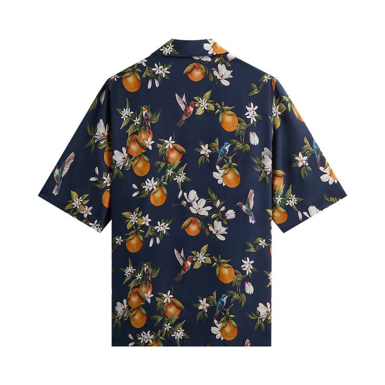 Kith &Kin Citrus Garden Thompson Camp Collar Shirt 'Nocturnal'