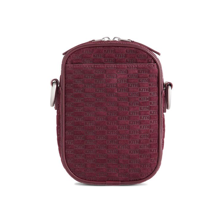 Kith Monogram Suede Passenger K15 Bag 'Magma'