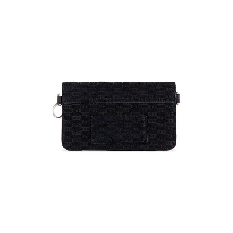 Kith Monogram Suede Envelope K20 Bag 'Black'