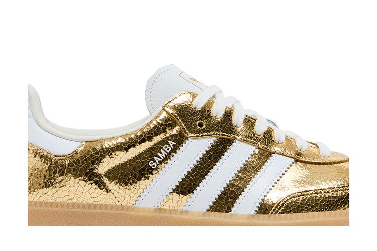 adidas Wmns Samba OG 'Cracked Metallic Pack - Gold'