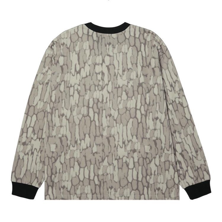 HUF Warped Camo Long-Sleeve Knit Top 'Muted Camo'