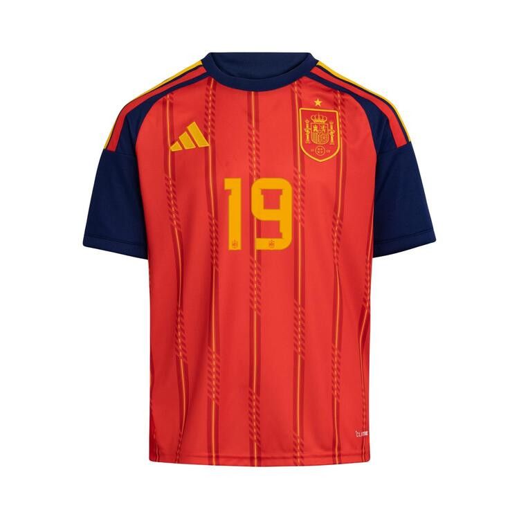 Adidas Spain 26 Home Yamal Jersey GS 'Vivid Red/Soccr-Seu-Snj'