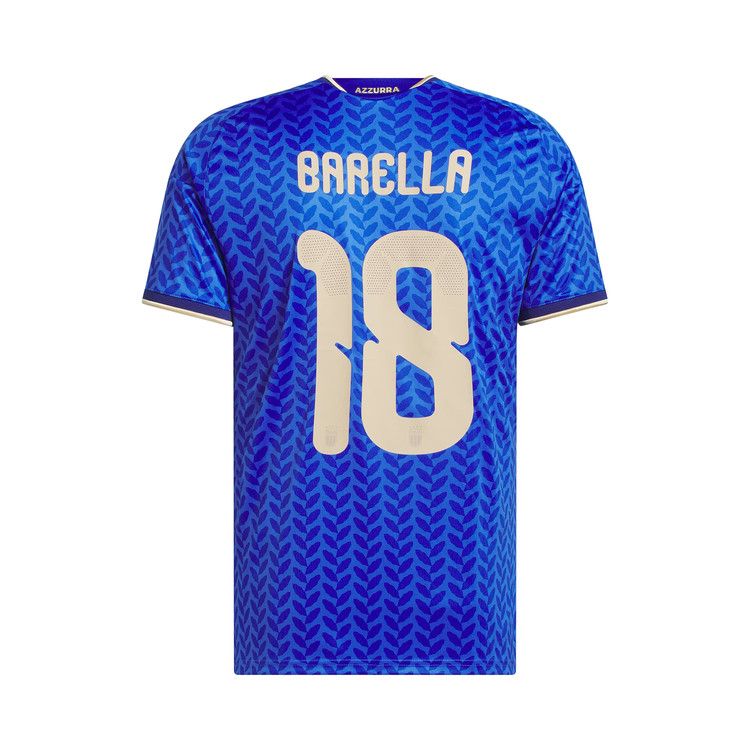 Adidas Italy 26 Home Barella Jersey 'Bold Blue'