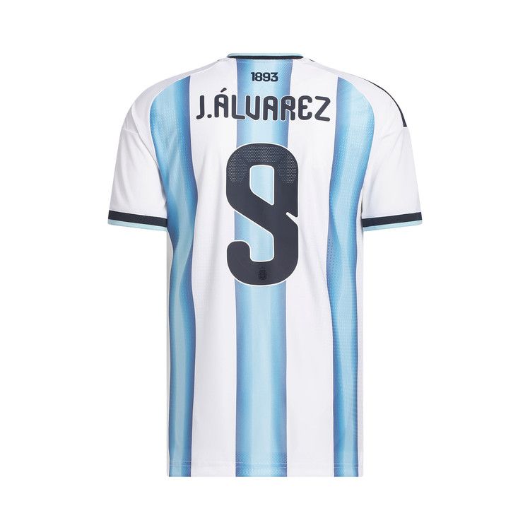 Adidas Argentina 26 Home Alvarez Authentic Jersey 'White/Icey Blue'