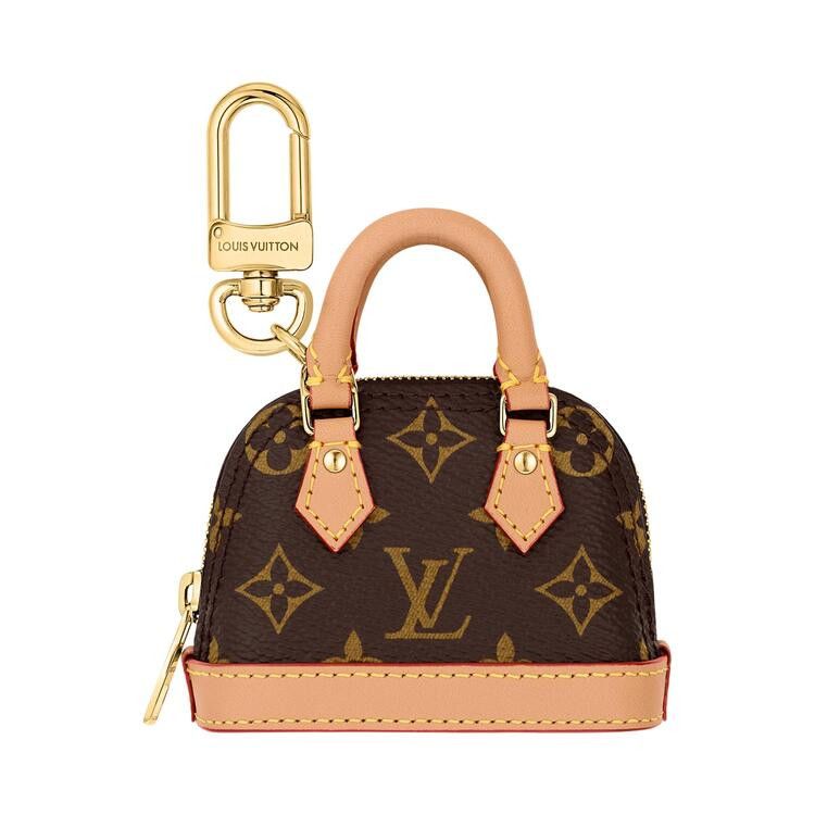 Louis Vuitton Micro Alma Bag Charm 'Brown Monogram Canvas'