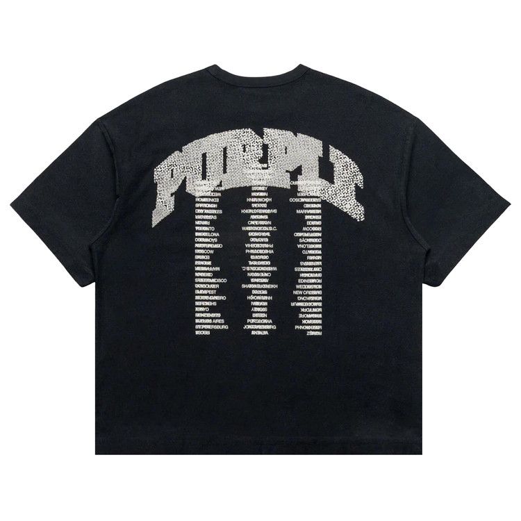 PURPLE BRAND HWT Textured Short-Sleeve Jersey 'Black'