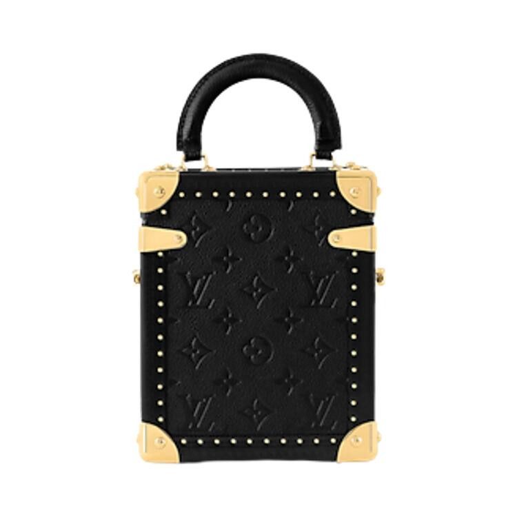 Louis Vuitton Camera Box 'Black Monogram Embossed Empreinte Cowhide Leather'