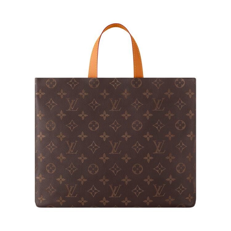 Louis Vuitton Shopper Tote MM 'Brown Monogram Cowhide Leather'