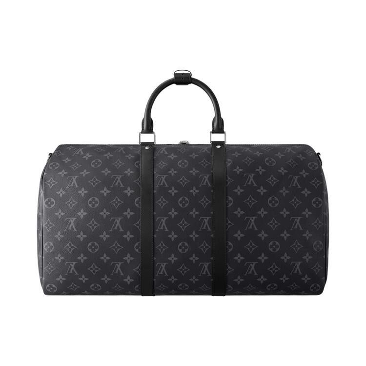 Louis Vuitton Keepall Bandoulière 50 'Black Monogram Eclipse Canvas'