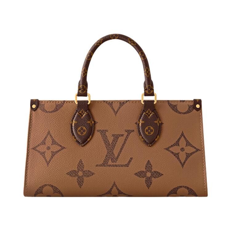 Louis Vuitton Onthego East West Chain 'Brown Giant Monogram/Brown Monogram Reverse Canvas'