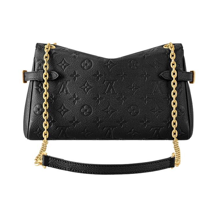 Louis Vuitton Anytime Flap Bag 'Black Monogram Embossed Empreinte Cowhide Leather'