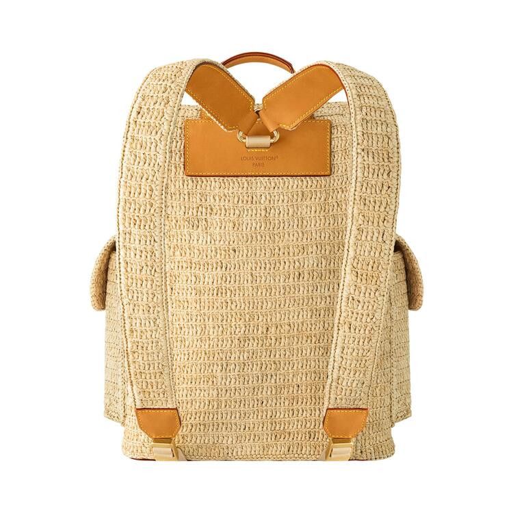 Louis Vuitton Christopher PM 'Natural Beige Natural Raffia'