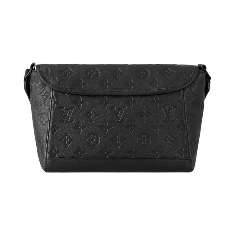 Louis Vuitton Pulse Messenger 'Black Monogram Shadow Calfskin Leather'