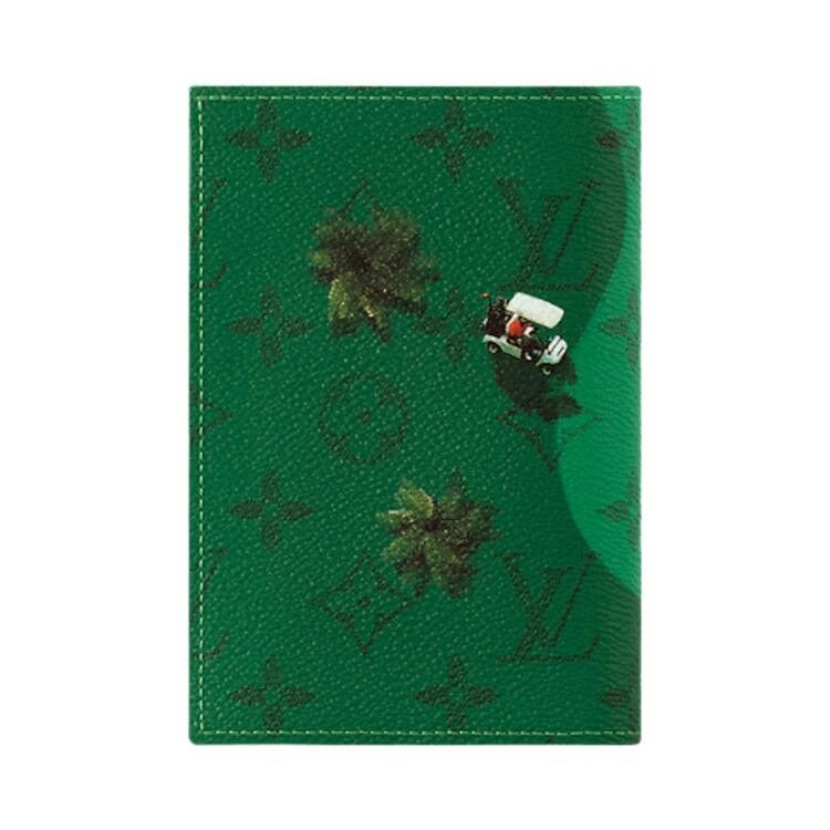 Louis Vuitton Passport Cover 'Golf Green Monogram Canvas'