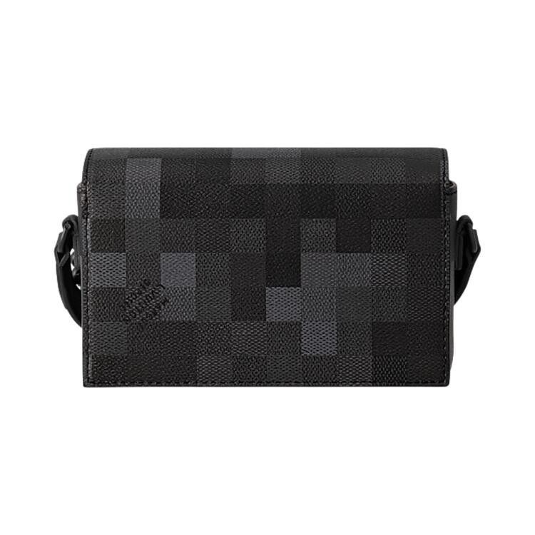 Louis Vuitton Steamer Wearable Wallet 'Damoflage Black Canvas'