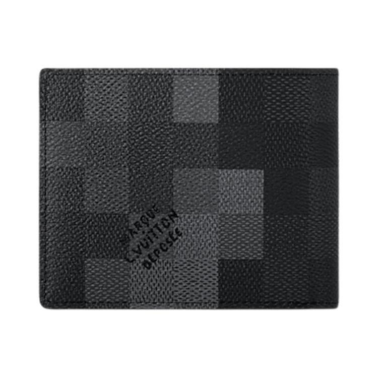 Louis Vuitton Slender Wallet 'Damoflage Black Canvas'