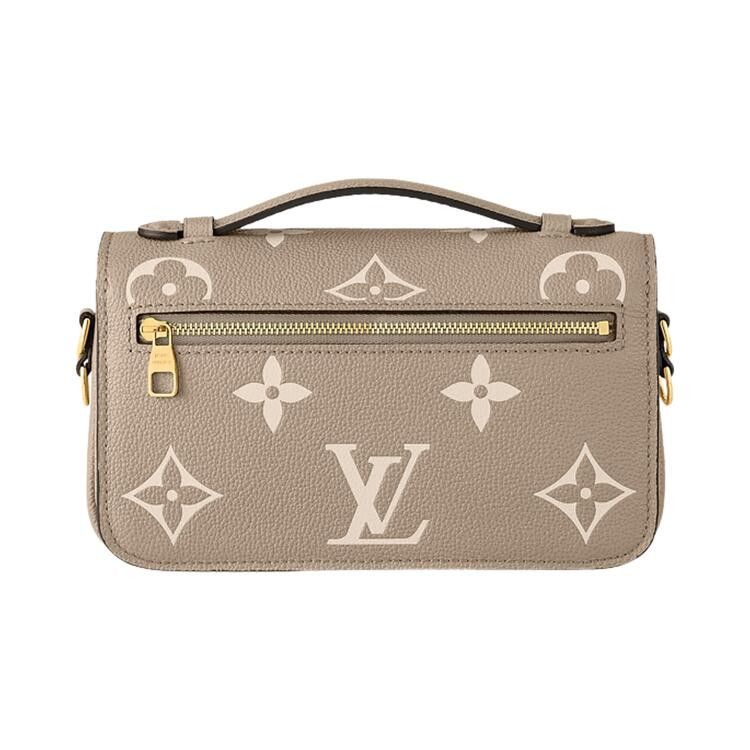 Louis Vuitton Pochette Metis East West 'Tourterelle Gray/Cream Monogram Embossed Empreinte Cowhide Leather'