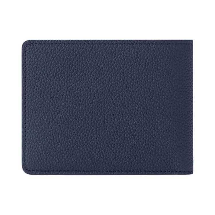 Louis Vuitton Multiple Wallet 'Navy Blue Waxy Calfskin Leather'