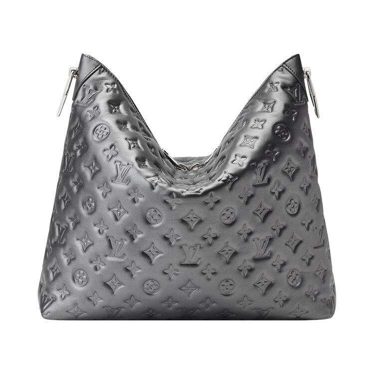 Louis Vuitton Coussin Hobo MM 'Gunmetal Gray Monogram Calfskin'