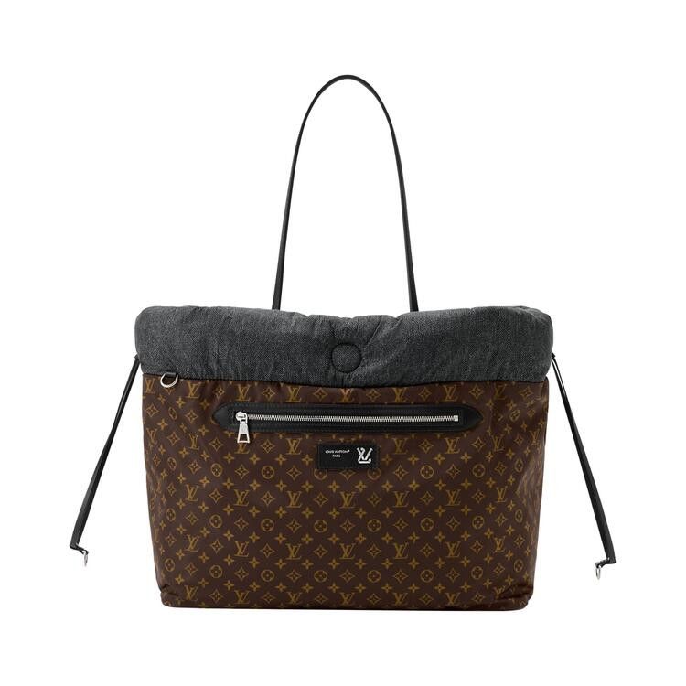 Louis Vuitton Neverfull Inside Out MM 'Black Jeans Puffygram'