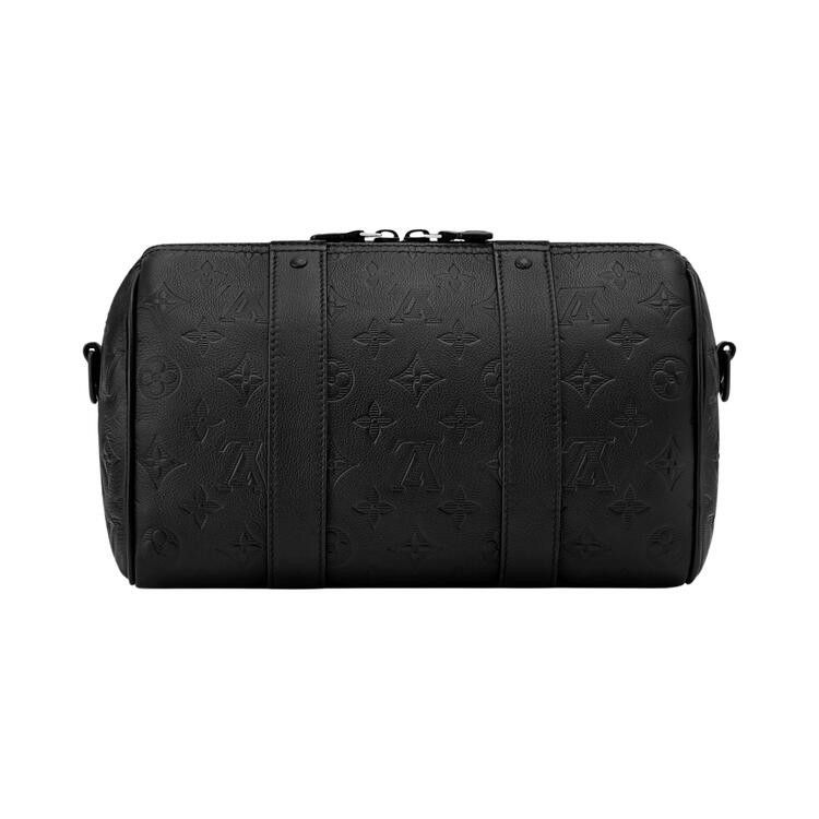 Louis Vuitton City Keepall 'Black Monogram Shadow Calfskin Leather'