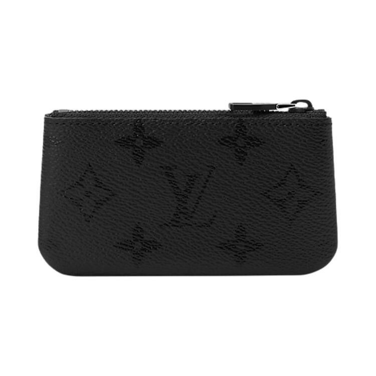 Louis Vuitton Key Pouch 'Black Monogram Midnight Canvas'