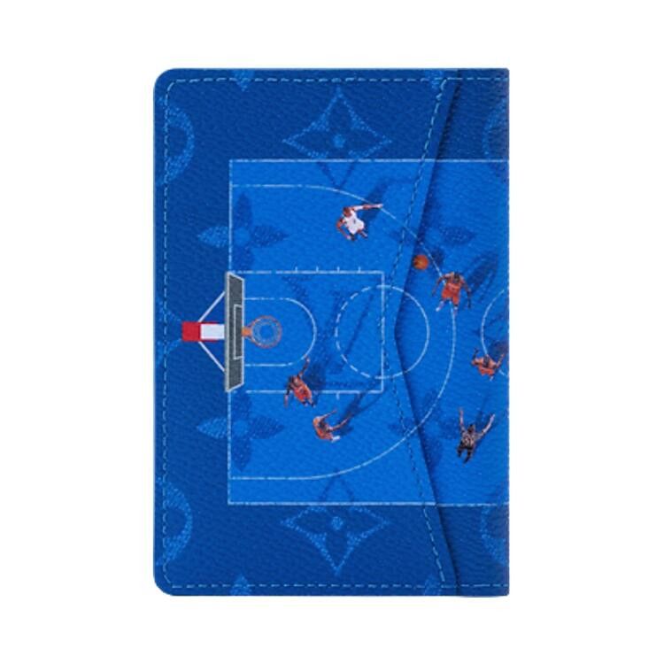 Louis Vuitton Pocket Organizer 'Basketball Blue Monogram Canvas'