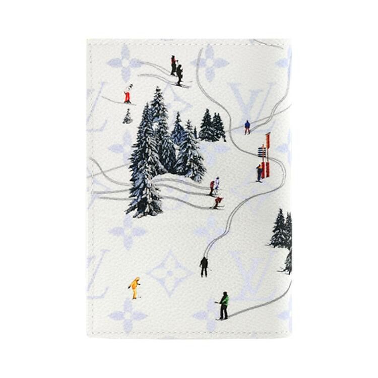 Louis Vuitton Passport Cover 'Ski White Monogram Canvas'