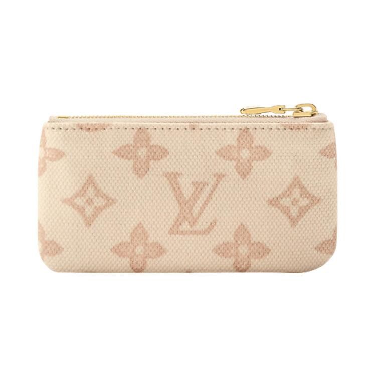 Louis Vuitton Key Pouch 'Monogram Origine Lin Canvas'