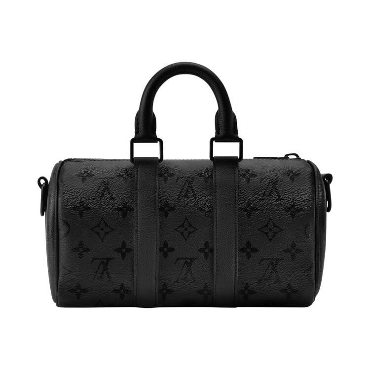 Louis Vuitton Keepall Bandoulière 25 'Black Monogram Midnight Canvas'