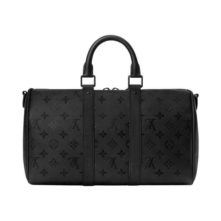 Louis Vuitton Keepall Bandoulière 35 'Black Monogram Midnight Canvas'