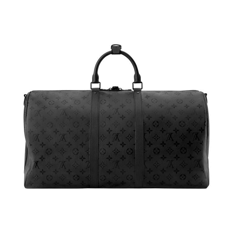Louis Vuitton Keepall Bandoulière 55 'Black Monogram Midnight Canvas'