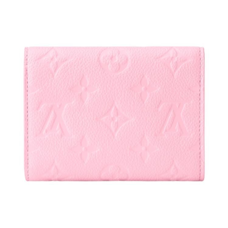 Louis Vuitton Victorine Wallet 'Confetti Pink Monogram Embossed Empreinte Cowhide Leather'