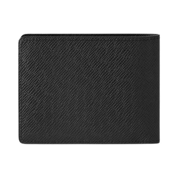 Louis Vuitton Multiple Wallet 'Black Taiga Leather'