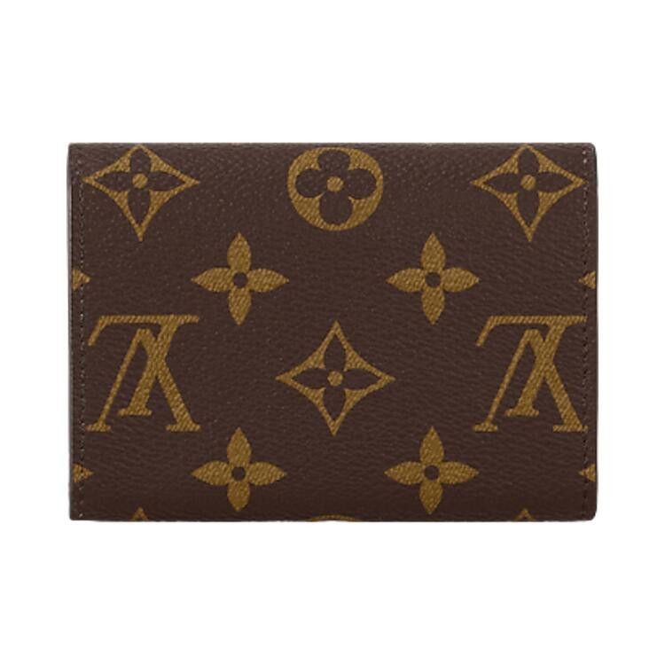 Louis Vuitton Rosalie Coin Purse 'Brown Monogram Canvas/Fuchsia Pink'