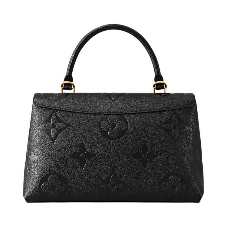 Louis Vuitton Madeleine Mm 'Black Monogram Embossed Empreinte Cowhide Leather'