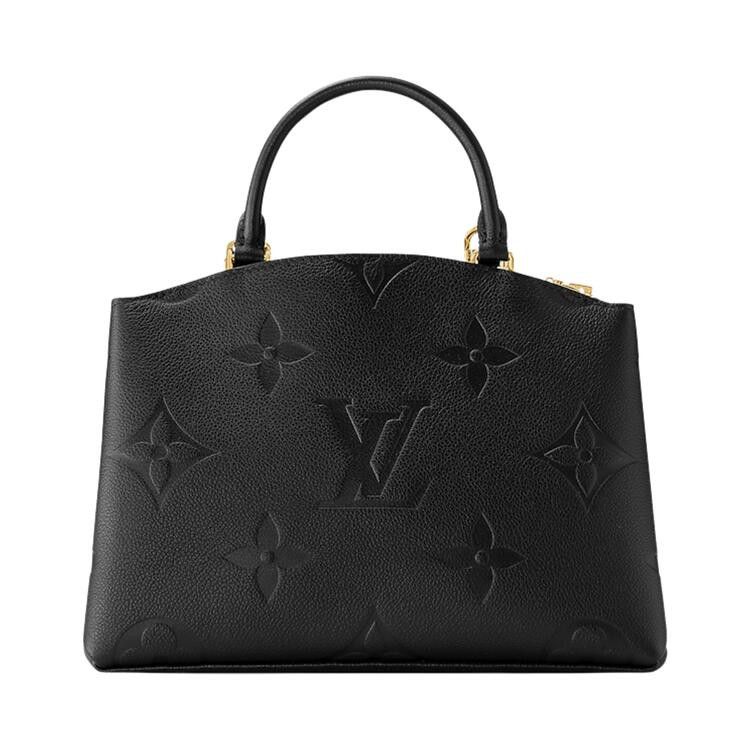 Louis Vuitton Petit Palais 'Black Monogram Embossed Empreinte Cowhide Leather'