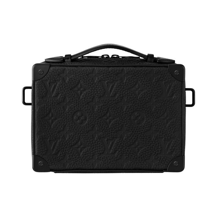 Louis Vuitton Handle Soft Trunk 'Black Embossed Taurillon Monogram Cowhide Leather'