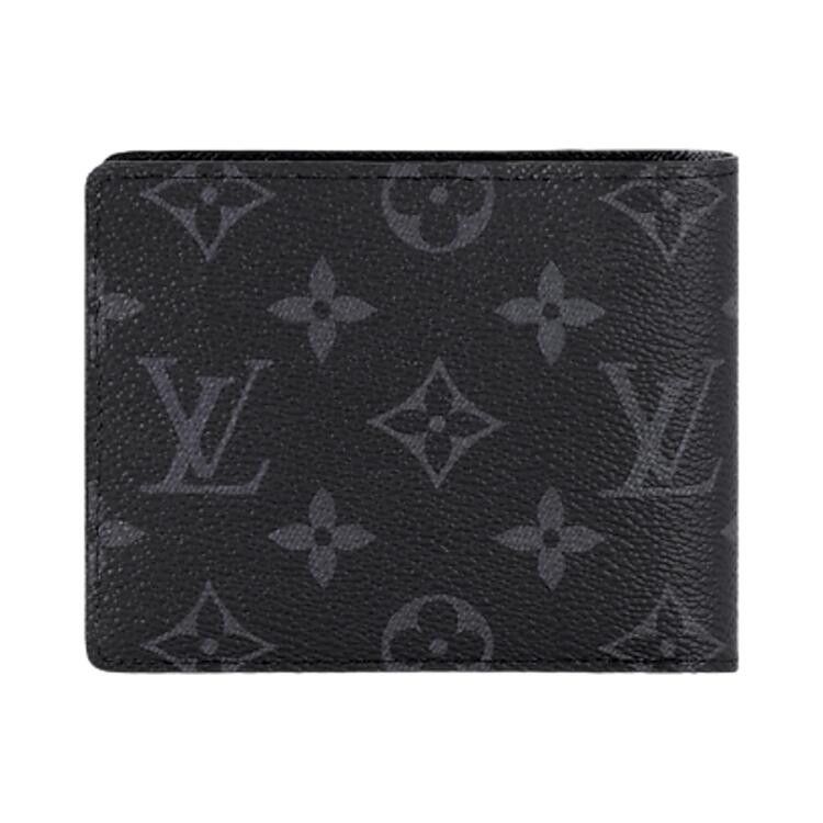 Louis Vuitton Multiple Wallet 'Black Monogram Eclipse Canvas'