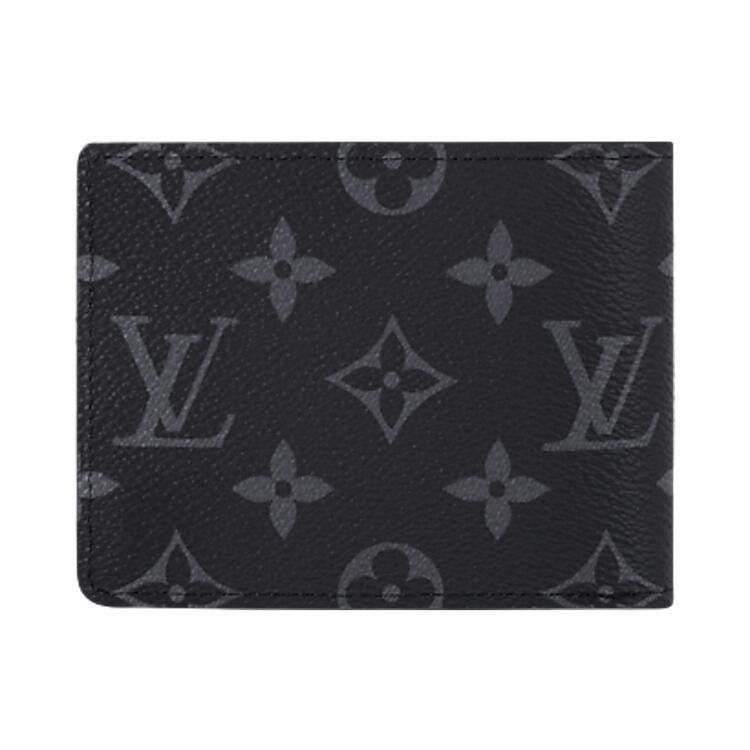 Louis Vuitton Slender Wallet 'Black Monogram Eclipse Canvas'