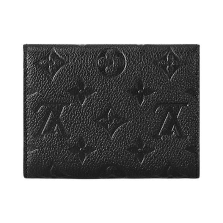 Louis Vuitton Victorine Wallet 'Black Monogram Embossed Empreinte Cowhide Leather'