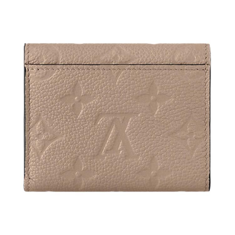 Louis Vuitton Zoé Wallet 'Tourterelle Gray Monogram Embossed Empreinte Cowhide Leather'