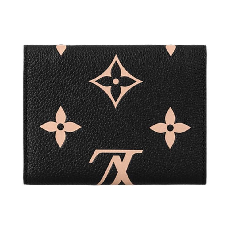 Louis Vuitton Victorine Wallet 'Black/Beige Monogram Embossed Empreinte Cowhide Leather'