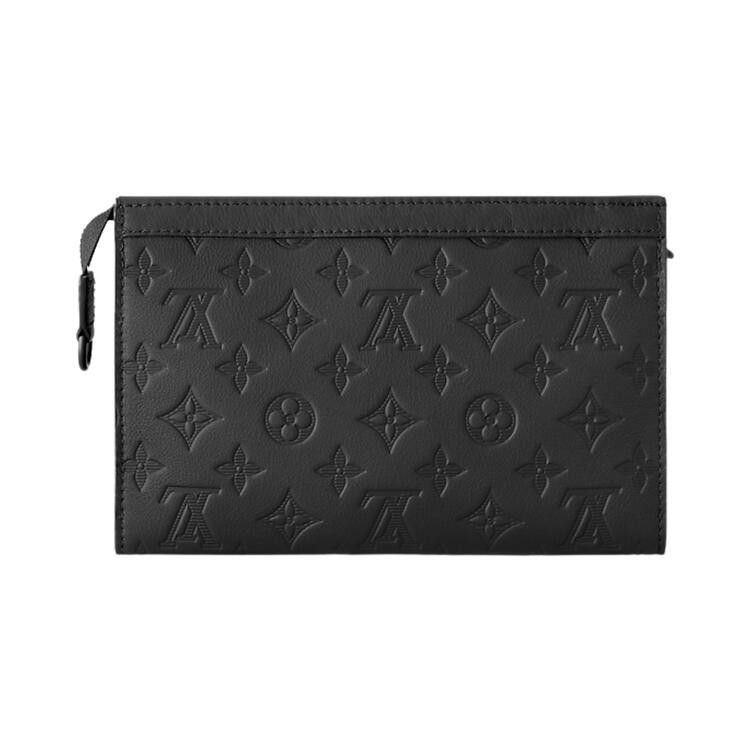 Louis Vuitton Gaston Wearable Wallet 'Black Monogram Shadow Cowhide Leather'