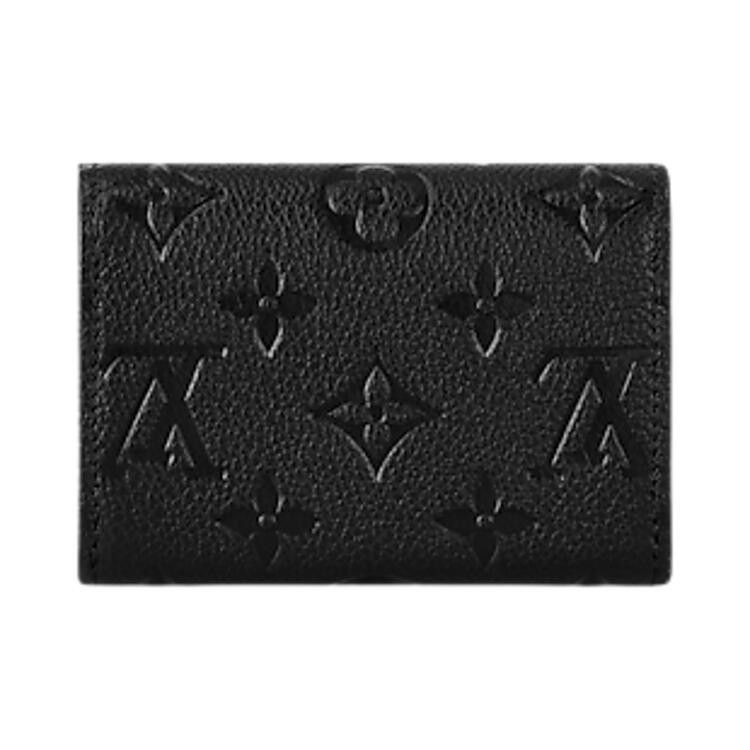 Louis Vuitton Rosalie Coin Purse 'Black Monogram Embossed Empreinte Cowhide Leather'